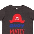 thumbnail image 4 of Inktastic Ahoy Matey, Pirate Hat, Skull and Bones, Pirates Boys or Girls Toddler T-Shirt, 4 of 5