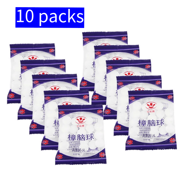 10 Packs Household Mothballs Mildewproof P8.14ills Insect Repellent