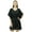 Black, variant on Bimba Women's V Neck Tassel Kaftan Short Rayon Caftan Designer Beachwear Coverup Dress
