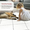 thumbnail image 6 of nuLOOM Armitra Moroccan Lattice Shag Area Rug, 5' 3" x 7', Armitra Natural, 6 of 10