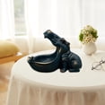 thumbnail image 3 of GROWTH TANK Statue d'Animal Bol à Clés Pot de Bonbons Animal pour Entrée Table Table Basse Bureau Bleu Profond, 3 of 7