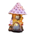 thumbnail image 2 of Accesorios de hadas de hadas Decoración de esculturas de jardín Dollhouse de champiñones Solar Luces solares Solar Hoden Garden House para balcón, 2 of 8