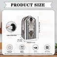 thumbnail image 6 of HELLHERO Zebra Pattern Design Dust Cover for Kitchen, Home Kitchen Indoor Top Handle Protective, 6 of 6