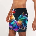 thumbnail image 5 of Luxalzxs Funny Chicken Mens Swim Trunks, Rooster Swimming Trunk for Men, Beach Shorts, Mens Swim Shorts Fashion Quick-Dry Beach Board Shorts, 5 of 6