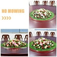 thumbnail image 3 of BRIGHTFUFU Fake Grass Artificial Grass Mat Green Table Protection 1Set, 3 of 7