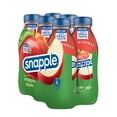 thumbnail image 4 of Snapple Apple, 16 fl oz Recycled Plastic Bottle, 6 pack, All Natural Family Pack Drinks, 4 of 5