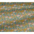 thumbnail image 5 of oneOone Viscose Jersey Yellow Fabric Abstracts Fabric For Sewing Printed Craft Fabric By The Yard 60 Inch Wide, 5 of 5