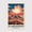 Travel 103, variant on New York Twin Towers Retro Travel Print Canvas Wall Art, New York Wall Hanging Home decor New York Canvas Art, New York State Art Canvas -1WN140