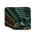 thumbnail image 2 of Laptop Case Protect Sleeve Bag Shockproof Protective Notebook Computer Cover 10 inch, Lizards Lizard Art Green, 2 of 7