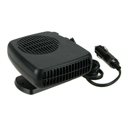 

Mduoduo 2 in 1 Electric Heater Cooler Fan 12V 200W Demister Defroster Car Auto Portable Car Fan Heater