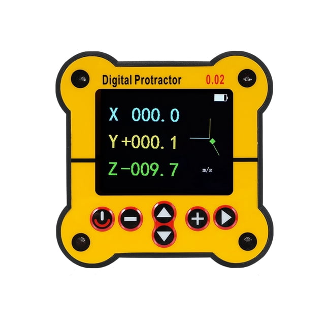 Dual Level Digital Protractor Electronic Level Angle Gauge Finder Inclinometer 0.02°Resolution Woodworking Tool