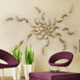 thumbnail image 2 of 8 Pcs Poisson Doré en Résine Carpe Ornement Mural Figurine de Poisson Personnalité Décor de Fond de Restaurant, 2 of 7