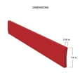 thumbnail image 2 of Red Auto-Body Molding Trim for Car SUV Truck Exteriors 24 Feet Long, 2 of 4