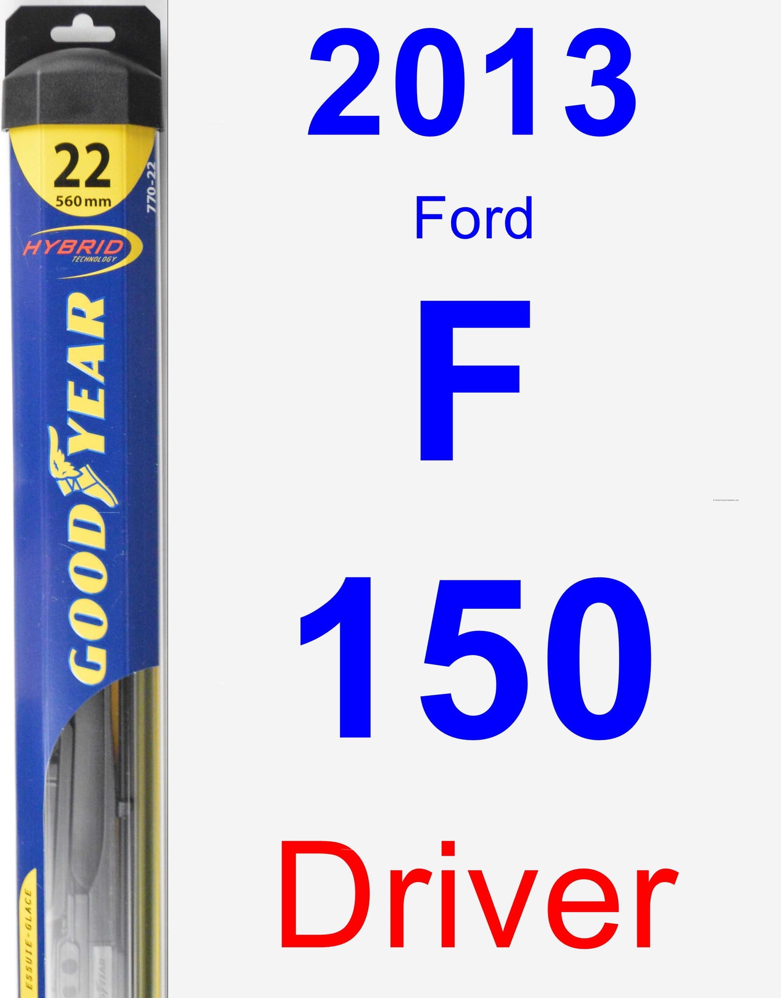 2013 Ford F 150 Driver Wiper Blade Hybrid Walmart Com Walmart Com
