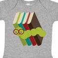 thumbnail image 4 of Inktastic Bookworm Books Reading Boys or Girls Baby Bodysuit, 4 of 5