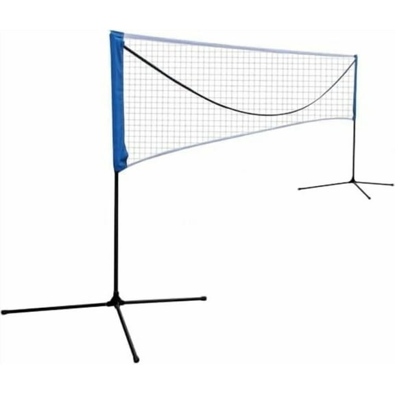 Portable Large Volleyball Badminton Tennis Net with Carrying Bag Stand/Frame 10/14/17/20 FT