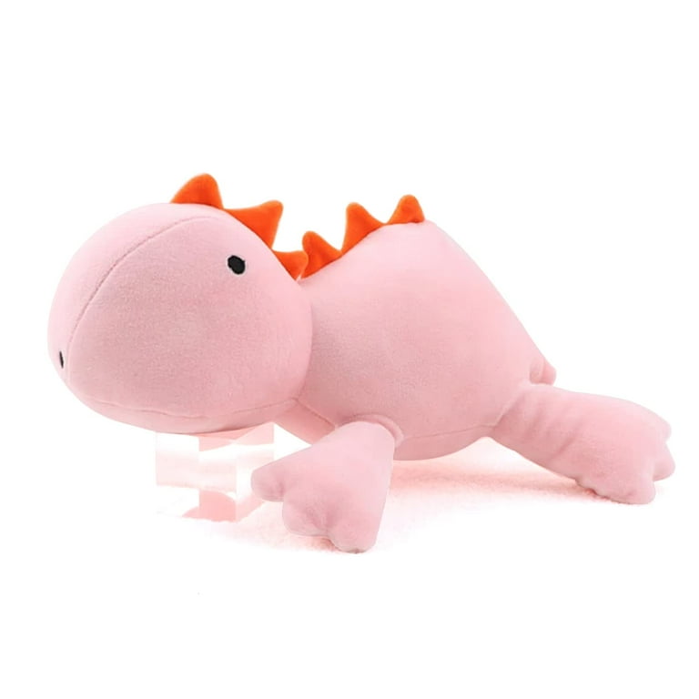 Dinosaur Weighted Plush Kids' Throw Pillow Pink - Pillowfort™