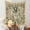 NO.00163, variant on Vintage Flowers Tapestry Long Vertical Wall Hanging Reference Illustrative Botanical Tapestries for Bedroom Aesthetic Floral Tapistry Botanical Plants Tapestry Wall Hanging Cute Bedroom Decor