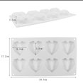 thumbnail image 4 of Molde de silicona con forma de corazón de 8 cavidades, molde para hornear pasteles en forma de corazón de amor 3D, molde para hornear, herramientas de bricolaje para pasteles y dulces oso de fresa Electrónica, 4 of 5