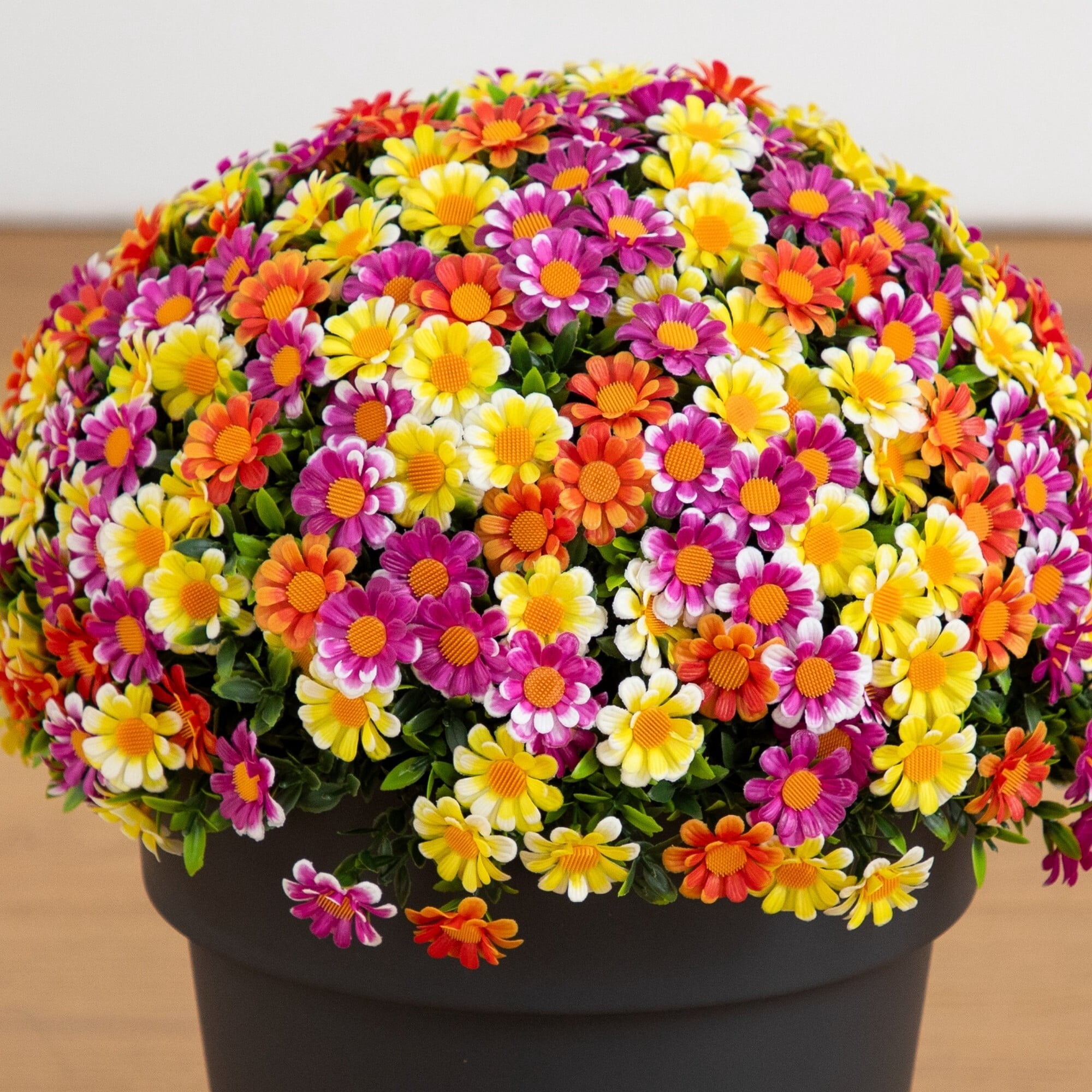 18in. UV Resistant Artificial Mixed Daisy Plant (Indoor/Outdoor)