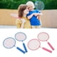 thumbnail image 5 of Raqueta De Bádminton Para Niños, Raqueta De Envoltura Suave Para Niños Con 3 Volantes, Correa De Agarre Para Niños De 3 A 12 Años, 5 of 7