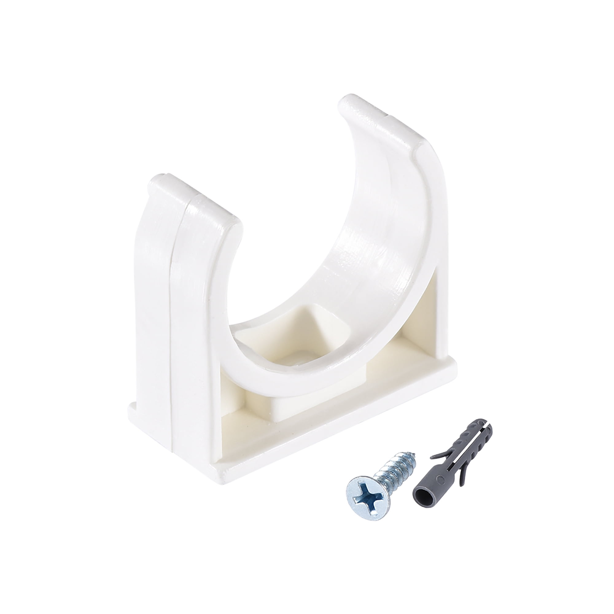 PVC Pipe Clamps Clips 24mm , Fit for 24mm/0.94" OD TV Trays Tubing Hose Hanger Support Pex