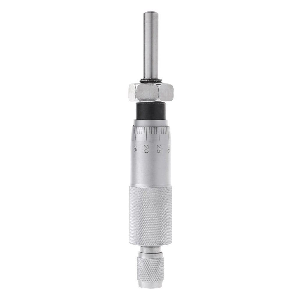 Round Needle Type Thread Micrometer Head Measurement Measure Tool 0-25mm Range 