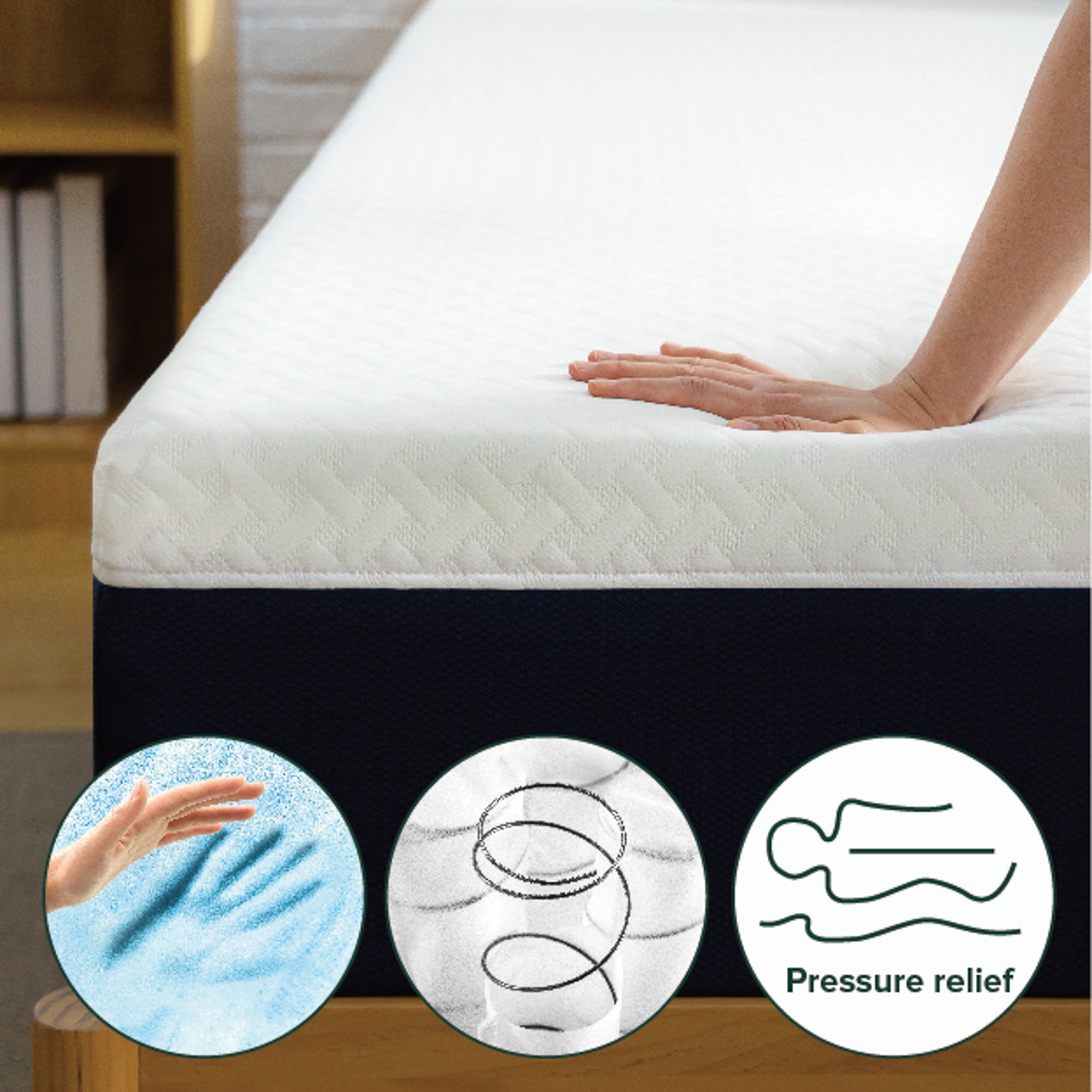 Zinus inch Cooling Comfort Hybrid Mattress