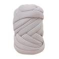 thumbnail image 1 of Hilo grueso de 1,5 kg para tejer a mano, hilo suave de 8,2 yardas, jumbo Gris, 1 of 9