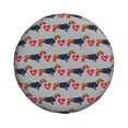 thumbnail image 4 of Spare Tire Cover, Dachshund Dog Puppy Love Wheel Cover Tire Covers For Trailers Car Truck Camper Universal Tire Covering Fits Diameter14"-17", 4 of 4