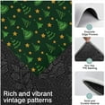 thumbnail image 3 of Dark Green Christmas Tree and Star Pattern Kitchen Rugs Sets Of 3,Kitchen Runner Rugs Non Skid Washable,Decorative Kitchen Floor Mats for Kitchen,Sink,Laundry,17"x30"+ 17"x47" + 17"x59", 3 of 6