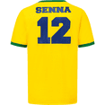 thumbnail image 2 of Ayrton Senna F1 Fanwear Mens Sports Yellow T-Shirt, 2 of 6