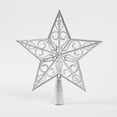 thumbnail image 5 of Btomtd Christmas Tree Topper,Christmas Hollow Star Tree Topper Christmas Decoration Holiday Tree Top Shatterproof Hollow Star Decoration Holiday Christmas Tree Decoration, 5 of 6