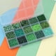 thumbnail image 4 of Juego de cuentas de vidrio para hacer joyas, kit de cuentas de tubo, cuentas espaciadoras para manualidades Verde oscuro, 4 of 7