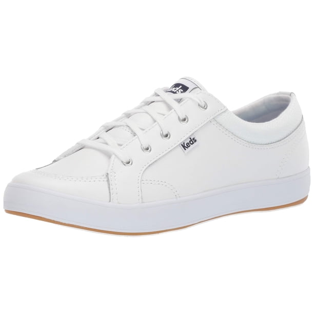 Sneaker Keds Center Lace Up de piel blanca para mujer