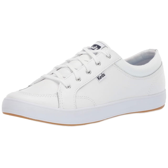 Sneaker Keds Center Lace Up de piel blanca para mujer