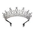 thumbnail image 3 of Corona para mujer, tiara de boda, tocado de novia para quinceañera, tiara para fiesta Estilo A, 3 of 9