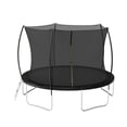 thumbnail image 4 of HOQBN 12FT Trampoline,Outdoor Trampoline with Enclosure Net and Ladder,Curved Fence Pole,Black, 4 of 6
