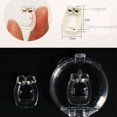 thumbnail image 4 of Anti-snoring nose clip - Silicone 2-pack - Magnetic Transparent, 4 of 4