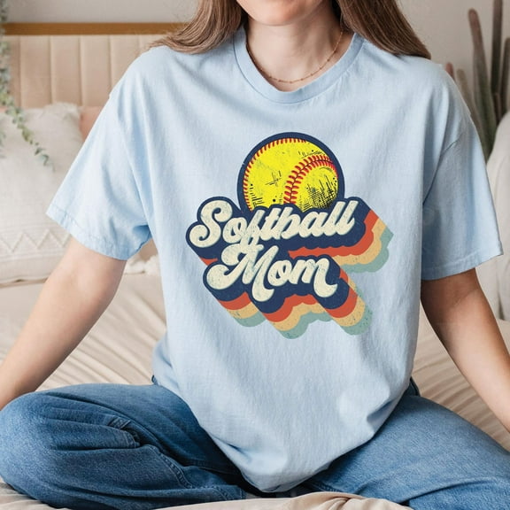 Softball Mom Shirt – Leopard Game Day Shirt – Gift for Softball Mom – Happy Mother’s Day Shirt – Mothers Day T-Shirt