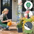 thumbnail image 5 of 2 Packs Raised Garden Bed Tomato Planter Box with Trellis, 43.4" Self-Watering Tomato Cage with Rectangular Trellis for Climbing Plants, Flowers, Vegetables, Vine in Patio Garden Indoor Outdoor, 5 of 8