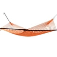 thumbnail image 2 of Caribbean Rope Hammock - 55 Inch - Soft-Spun Polyester (Orange), 2 of 4