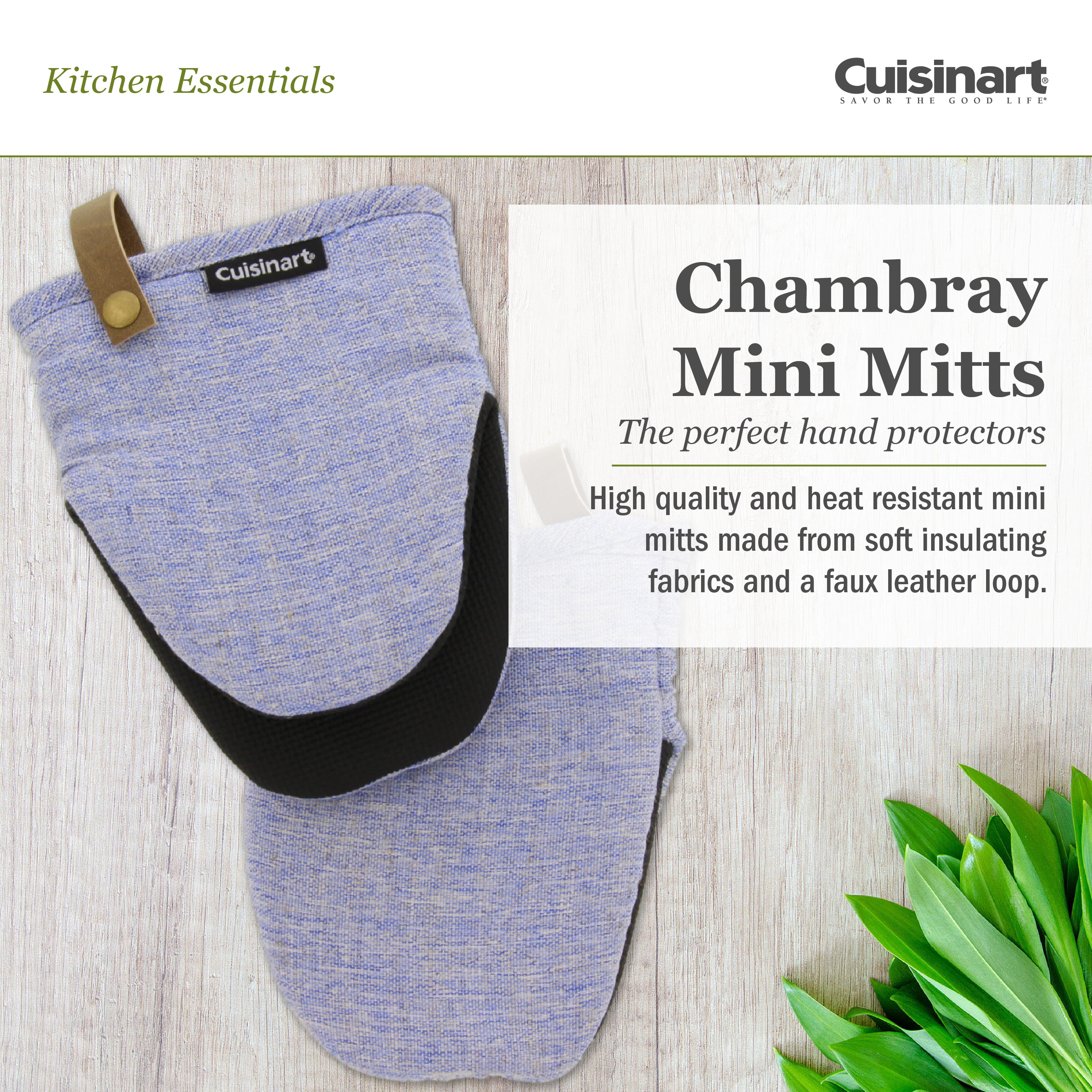 Chambray Grey Oven Mitt + Reviews