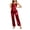 Wine, variant on Tnhcen 2 piece Sexy Pajama Set for Women - Naturally Nude Pajamas for Women Set - Cami and Pant Pajama Sets for Women