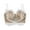 White, variant on Bras Women Sexy Unlined Balconette Demi-Cup Underwire Lace Bra Beige,M
