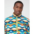 thumbnail image 2 of Penfield Men's Melwood Teal Print Regular Fit Half Zip Fleece Jacket, 2 of 7
