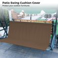 thumbnail image 2 of LEEYNEER Swing Seat Cover Waterproof - Patio Swing Cushion Cover Swing Cover Replacement, 2 of 6