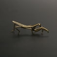 thumbnail image 4 of Milue Copper Mantis Miniature Ornament Antique Solid Insect Figurine Garden Sculpture Desk Decoration Craft Accessories Art Tea Table Decor, 4 of 9