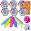 Trolls Party Favors Set for Girls - Bundle with 6 Trolls Hair Huggers Blind Bags with Bracelets Plus Trolls Stickers | Trolls Party Supplies