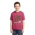 thumbnail image 2 of Wild Bobby 1 2 3 4 100 Days of School Colorful Counting, 100 Days of School 2024 2025 Design for Kids Youth Boys Girls School Unisex Boys Girls Graphic Youth T-Shirt, 2 of 6